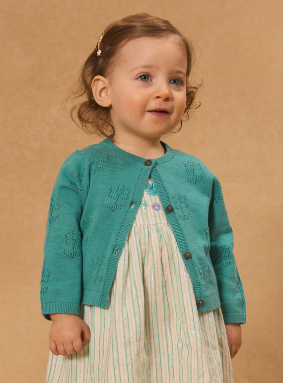 Cardigan mit geblümtem Lochmuster MAPRUNE / 25E1BFO1CARC242