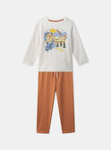 Beige melierter Pyjama LUIDINAGE / 24H5PG31PYJA011