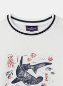 T-Shirt mit Hai-Motiv MLUPICAGE / 25E3PGQ1TMC001