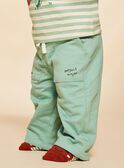 Mandelgrüne Fleece-Hose FACECTOR / 23E1BGB1PAN611