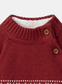 Jacquard-Pullover Tiere und Flocken LASIXON / 24H1BGR1PUL501