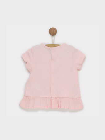 Rosa kurzärmeliges T-Shirt RADELPHINE / 19E1BF61TMC301