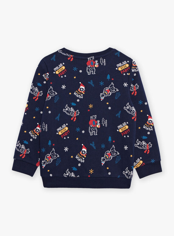 Langärmeliges Sweatshirt mit Eisbärendruck DUPOMAGE / 22H3PG61SWEC205