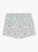 Geblümte Jeansshorts für Kind Mädchen CUISHOETTE / 22E2PFJ1SHO632