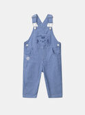 Lange Latzhose mit Streifen MACESAR / 25E1BG81SALC209