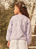 Lila Jacke mit Stickereien MLEJAKETTE / 25E2PFO1VES328