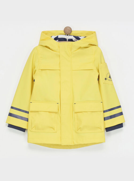 Gelbe Regenjacke RECIRAGE / 19E3PGD1IMPB108