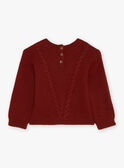 Langärmeliger Ziegelstein-Pullover GLAINETTE / 23H2PFI1PUL506