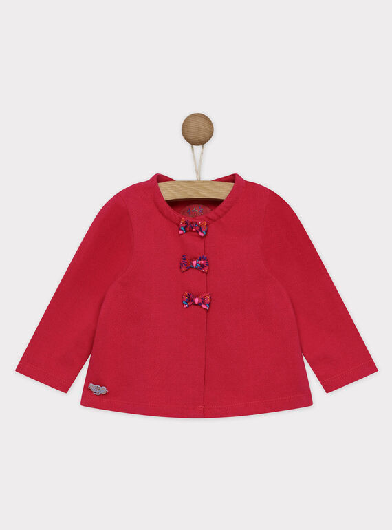 Rosa Strickjacke RAROMANE / 19E1BFM1CAR703