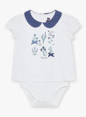 Body T-Shirt mit Blumenstickerei FANELLY / 23E1BFN1BOD001