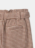 Karottenhose mit Karos LIMILETTE / 24H2PFK1PAN001