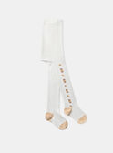 Ecrufarbene Strumpfhose LICOLETTE / 24H4PFK2COL001