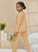 Honigfarbenes Pyjama-Set mit Blumenmuster KUIMIETTE / 24E5PF51PYJ113