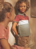 Colorblock-Poloshirt mit Dinosaurier FRIPLAGE1 / 23E3PGD1POL628