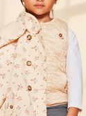 3 in 1 Parka beige mit Blumenmuster FRATERETTE / 23E2PF51PAR808