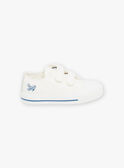 Weiße Sneakers mit Flugzeugstickerei FEBASKAGE / 23N10PG21D16000