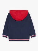 Kapuzen-Sweatshirt mit Stickerei M in marineblau FRIBORAGE / 23E3PGJ3JGH070