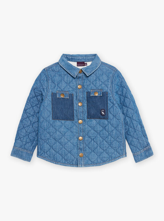 Gestepptes Überhemd aus Denim DUQUILTAGE / 22H3PGY1SCHK005