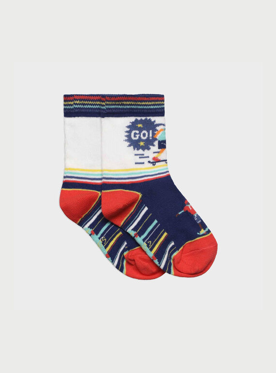 Marineblaue Socken RECIRCAGE / 19E4PGC1SOQ713