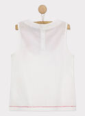 Weiße Bluse mit Stickerei ROUBELETTE / 19E2PFM1CHE001