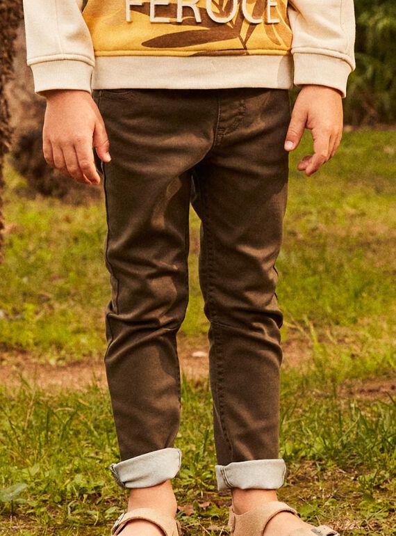 Normale Hose in khaki FRICRIAGE2 / 23E3PG82PAN604