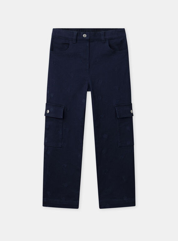 Navy PANTS NOCARGETTE / 25H2PFP1PAN070