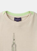 T-Shirt mit Raketen-Motiv MLEARIAGE / 25E3PGO1TMC114