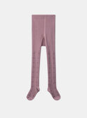 Jacquard-Strumpfhose in Mauve MAJOUETTE / 25E4PF72COL328
