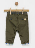 Dark kaki pants PAOWEN / 18H1BGK1PAN609