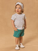 Set aus geblümten T-Shirt, Shorts und Haarband MAPAULA / 25E1BFO1ENS001