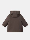2-in-1-Parka mit langen Ärmeln in Braun oder Beige mit Bärenprint, Baby, Jungen NINATHAN / 25H1BGE1PAR816