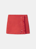 Red MINI SHORT SKIRT MOJUPETTE / 25E2PFJ1JPSF507