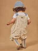 Regenhose in Ecru mit Tierprint und gerafften Beinabschlüssen Baby, Jungen NINOE / 25H1BGE2PDP002