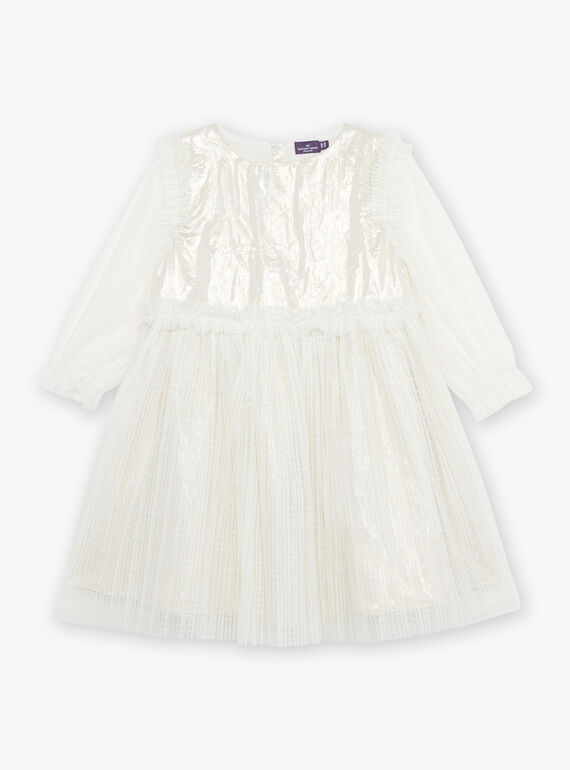 Plissee-Kleid aus Tüll DAEFETTE / 22H2PF61ROB005