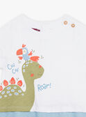 Baby Junge ecrufarbener Strampelanzug CAWEST / 22E1BGP2CBL001