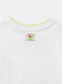 Ecrufarbenes Dino-T-Shirt KLAPLOCAGE / 24E3PGN3TMC000