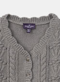 Cardigan mit Zopfmuster LANADIA / 24H1BFQ1CAR940