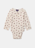 Gerippter Body mit Blumenmuster LAPHILIPA / 24H1BFR2BOD001
