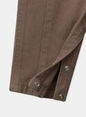 Brown DUNGAREES NAFLORENT / 25H1BGS2SAL821
