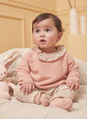 Set aus Oberteil, Hose und Socken in Rosa LOELYS / 24H0CF11ENS312