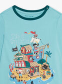 Blaues Pyjama-Set mit Piratenmotiv für Kind Junge CAPIRAGE / 22E5PG45PYJC215