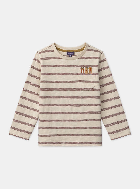 Gestreiftes T-Shirt  MACRAGE / 25E3PG72TML114