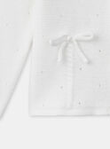 Cardigan aus Lochstrick mit Schleifen MAFANNY / 25E1BFL1CAR001