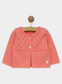 Rosa Strickjacke RYGWEN / 19E0CFI1CAR305