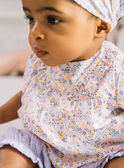Lila Body, Bloomer und Stirnband mit Blumenmuster FORINE / 23E0CFT2ENSH700