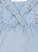 Baby Mädchen bestickt Jeans waten Anzug ZAPRISKA / 21E1BFT1BAR721