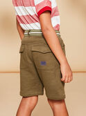 Khaki Bermuda-Shorts aus Molton FRIMONAGE / 23E3PGK1BER628