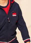 Kapuzen-Sweatshirt mit Stickerei M in marineblau FRIBORAGE / 23E3PGJ3JGH070