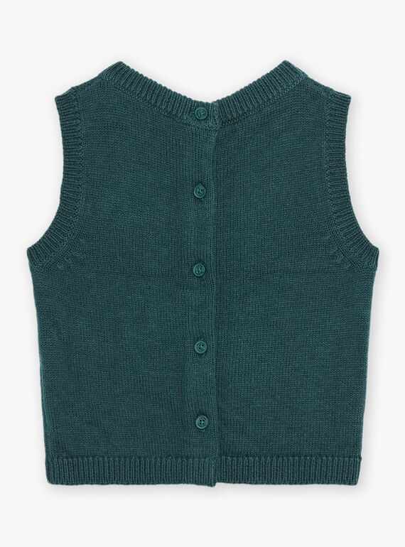 Ärmellose Strickjacke mit Weihnachtsaufdruck DAWILLIAM / 22H1BG61CSM060