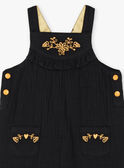 Schwarzer Overall Baby Mädchen ZADOLLY / 21E1BF91SAL090